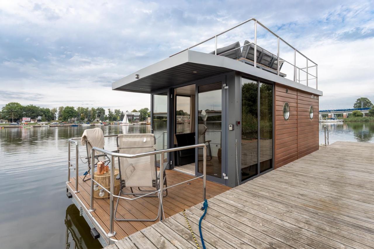 Lemuria Houseboat - Plywajacy Domek Na Wodzie Breslau Exterior foto