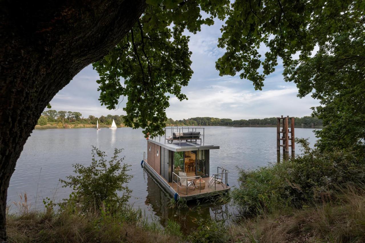 Lemuria Houseboat - Plywajacy Domek Na Wodzie Breslau Exterior foto